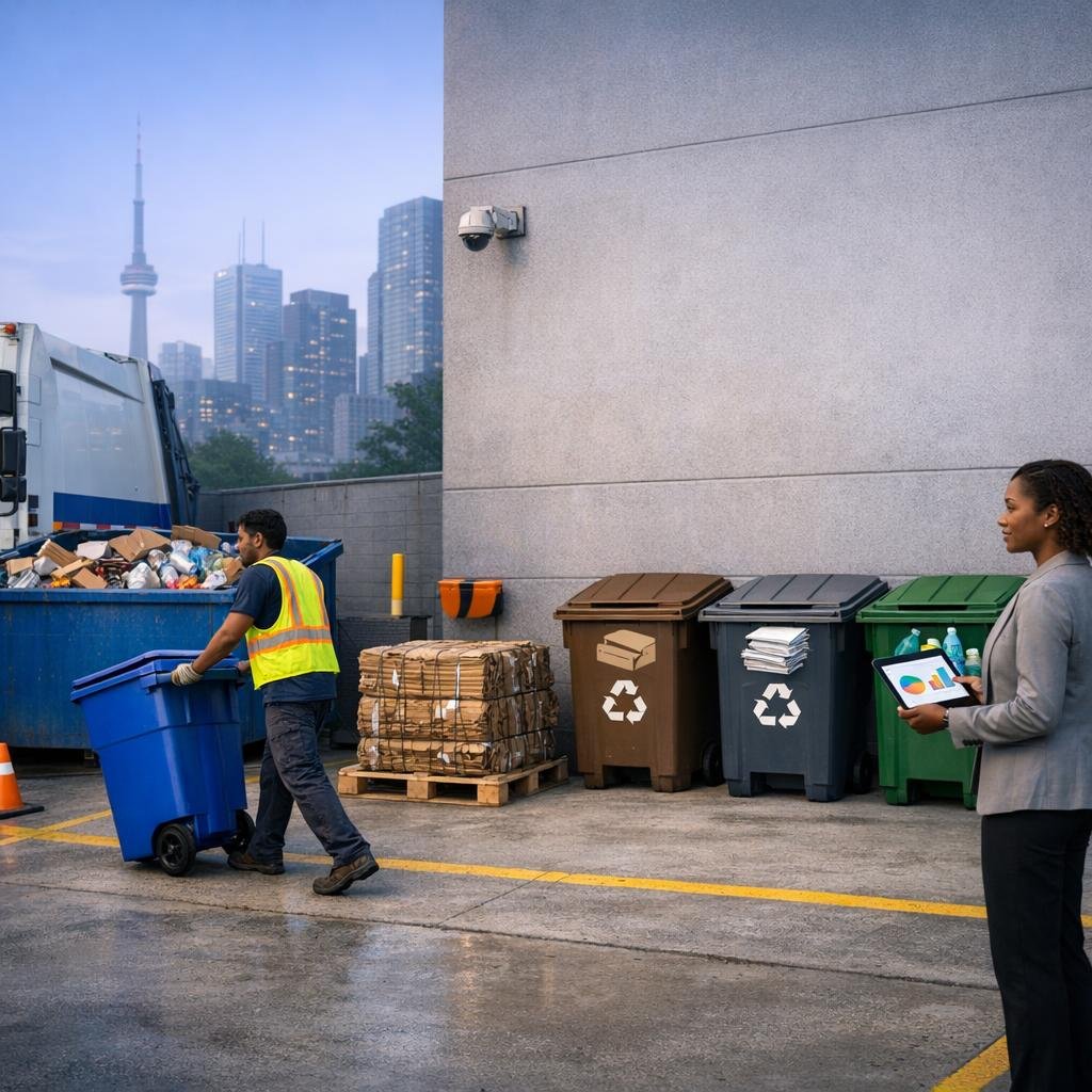 commercial recycling pickup